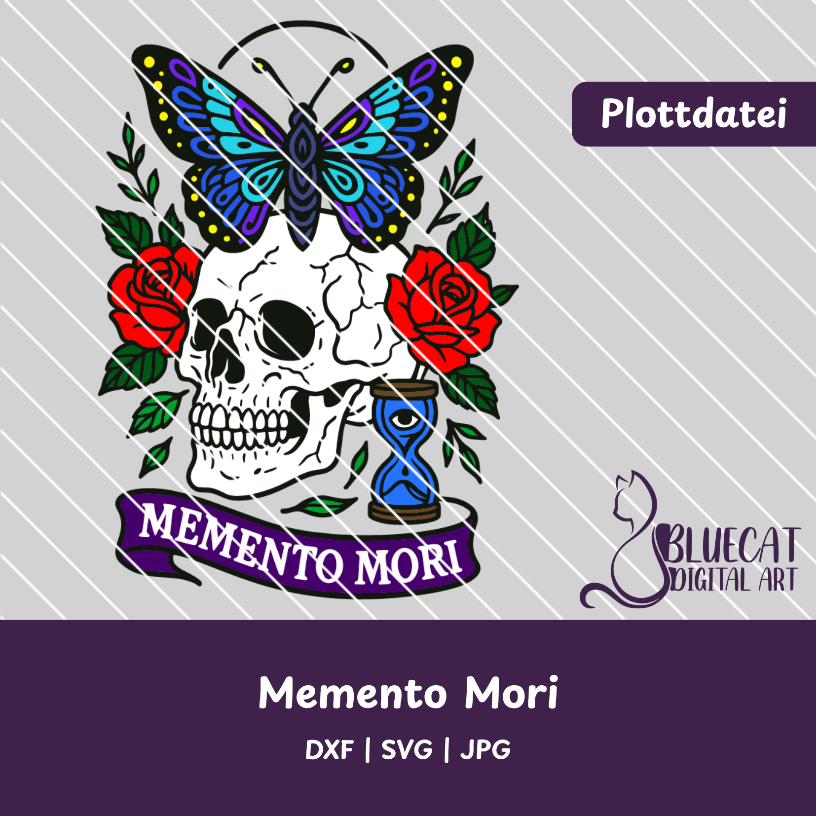Memento Mori – Symbolische Plottdatei voller Leben und Vergänglichkeit